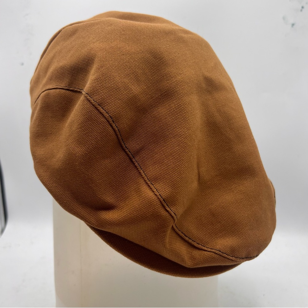 Hat Flipside Flat Paperboy Cap   100% Organic Wool   Adjustable. Brown NWT